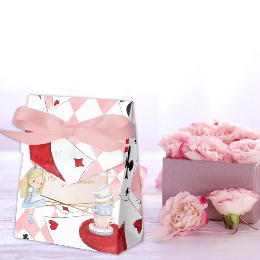 Alice in Wonderland Baby shower Bedankdoosjes