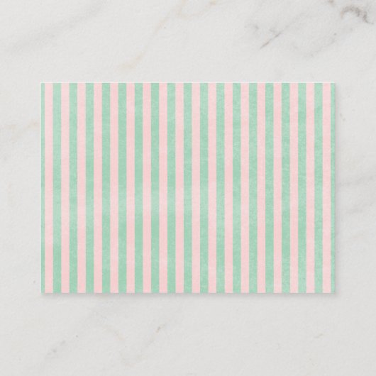 Alice in Wonderland Baby shower Book Request Informatiekaartje (Achterkant)