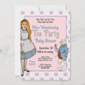 Alice in Wonderland Baby shower Girl (Voorkant)