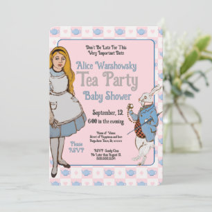 Alice in Wonderland Baby shower Girl