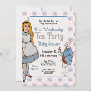 Alice in Wonderland Baby shower Girl