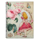 Alice in Wonderland Baby shower Guest Book Notitieboek (Voorkant)