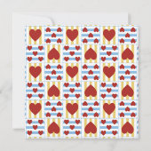 Alice in Wonderland Baby shower Kaart (Achterkant)