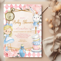 Alice in Wonderland Baby shower