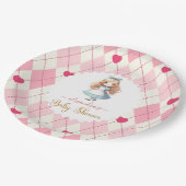 Alice in Wonderland Baby shower Papieren Bordje (Gekanteld)