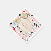 Alice in Wonderland Baby shower Servet (Hoek)
