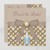 Alice in Wonderland Baby shower Tea Party nodigt u Kaart (Voorkant / Achterkant)