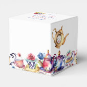 Alice in wonderland baby shower theefeest gunst bedankdoosjes (Achterkant)