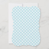 Alice in Wonderland babyBOY doucheuitnodiging Kaart (Achterkant)