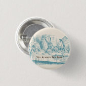 Alice in Wonderland - Badge Ronde Button 3,2 Cm (Voorkant /achterkant)