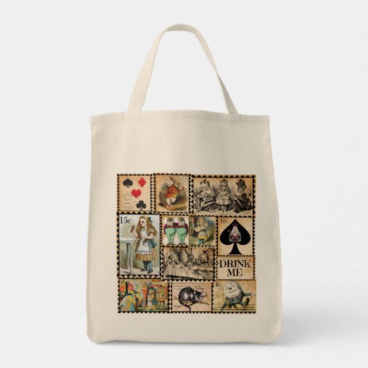 Alice in Wonderland Bag Tote Bag (Achterkant)