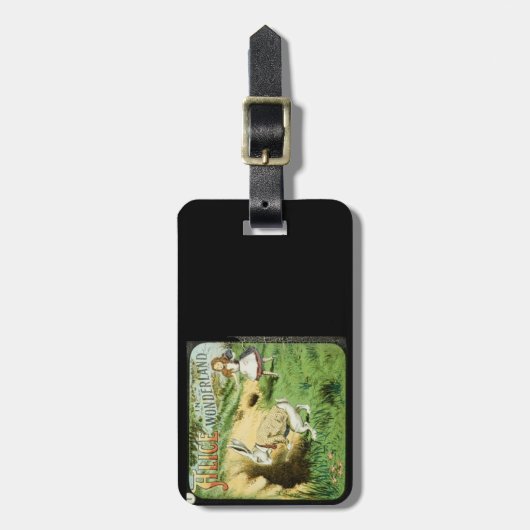 Alice in Wonderland Bagagelabel (Voorkant verticaal)