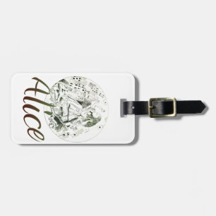 Alice in Wonderland Bagagelabel