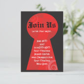 ALICE IN WONDERLAND Bat Mitzvah Feestkaart Kaart (Staand voorkant)