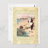 Alice in Wonderland - Beach Scene Briefkaart (Voorkant / Achterkant)