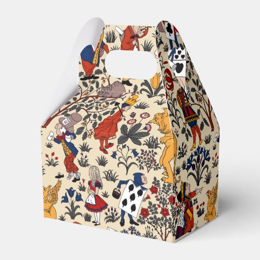 Alice in Wonderland Bedankdoosjes (Achterkant)