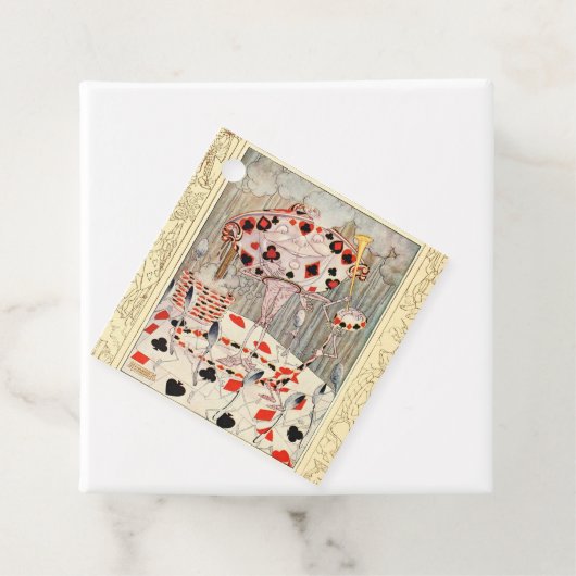 Alice in Wonderland Bedankjes Labels (In situ)