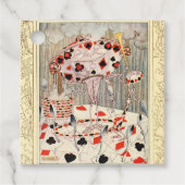 Alice in Wonderland Bedankjes Labels (Voorkant)