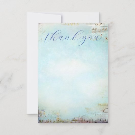 Alice in Wonderland Bedankkaart (Achterkant)