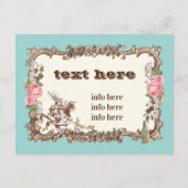 alice in wonderland bedankt briefkaart (Voorkant)