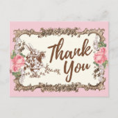 alice in wonderland bedankt briefkaart (Voorkant)