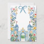 Alice in Wonderland, belangrijk verjaardagsfeestje Kaart (Achterkant)