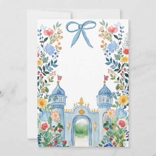 Alice in Wonderland, belangrijk verjaardagsfeestje Kaart (Achterkant)