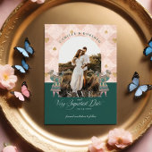 Alice in Wonderland Belangrijke foto van datum Save The Date