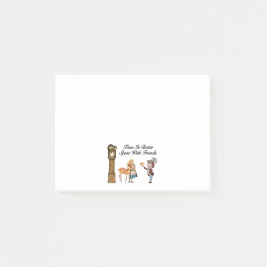 Alice in Wonderland beter met vrienden Post-it® Notes (Voorkant)