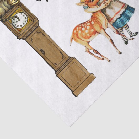 Alice in Wonderland beter met vrienden Tissuepapier (Detail)