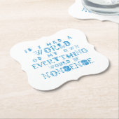 Alice in Wonderland Biermat / Onderzetters (Gekanteld)