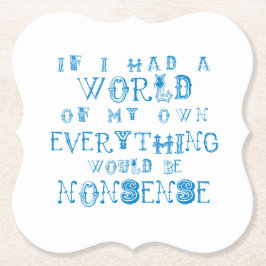 Alice in Wonderland Biermat / Onderzetters