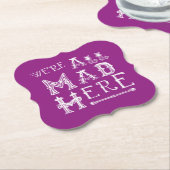 Alice in Wonderland Biermat / Onderzetters Mad Hat (Gekanteld)