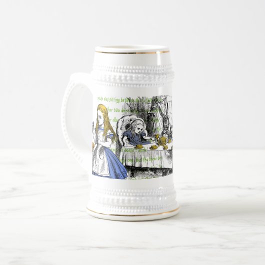 Alice in Wonderland Bierpul (Voorkant links)