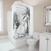 Alice in Wonderland - Big Alice Douchegordijn (In situ)