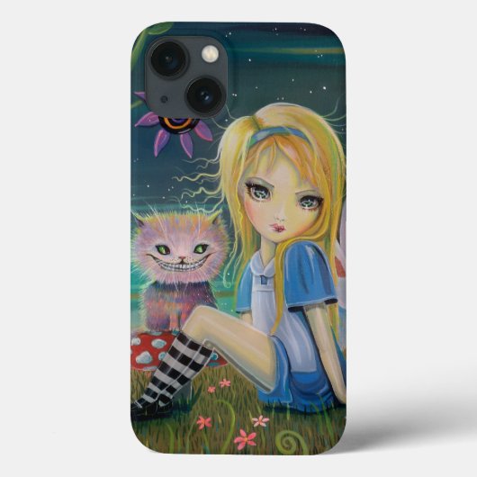 Alice in Wonderland Big Eye Fantasy Fairytale Art Case-Mate iPhone Case (Achterkant)
