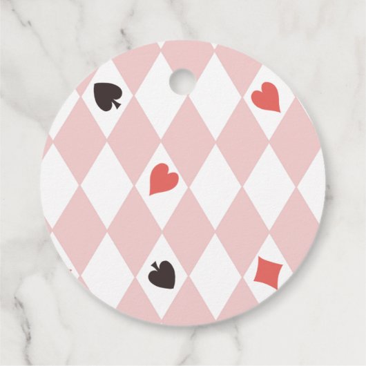 Alice in Wonderland Birthday Bedankjes Labels (Achterkant)