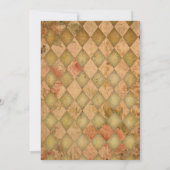  Alice in Wonderland Birthday Bridal Baby I Kaart (Achterkant)