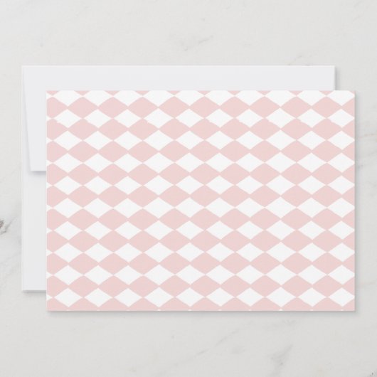 Alice in Wonderland - Birthday - Dank je wel Bedankkaart (Achterkant)