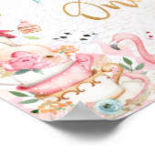 Alice in Wonderland - Birthday - feest voor cadeau Poster (Hoek)