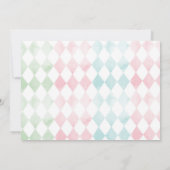 Alice in Wonderland Birthday Invitation Kaart (Achterkant)