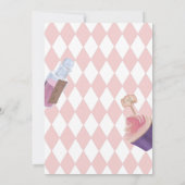 Alice in Wonderland Birthday Invitation Kaart (Achterkant)