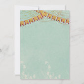 Alice in Wonderland Birthday Invitation Kaart (Achterkant)