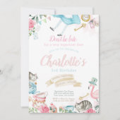 Alice in Wonderland Birthday Kaart (Voorkant)