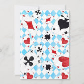 Alice in Wonderland Birthday Kaart (Achterkant)