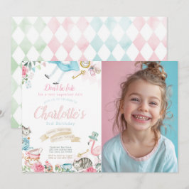 Alice in Wonderland Birthday Kaart