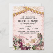 Alice in Wonderland Birthday Kaart (Voorkant)