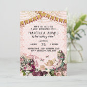 Alice in Wonderland Birthday Kaart (Staand voorkant)