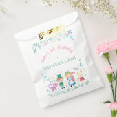 Alice in Wonderland Birthday Party Bedankzakje (Gezegeld)