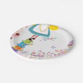 Alice in Wonderland Birthday Party borden Papieren Bordje (Gekanteld)